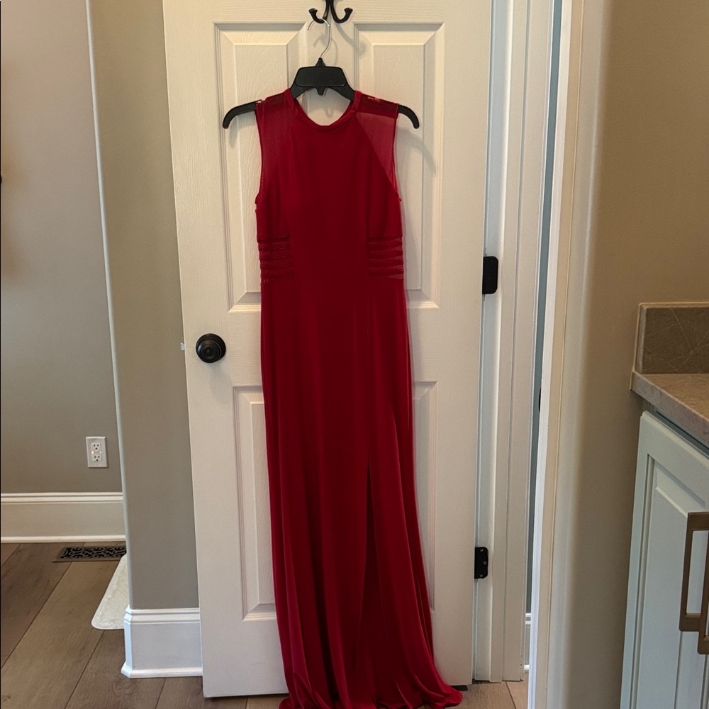 Elegant Red Evening Gown